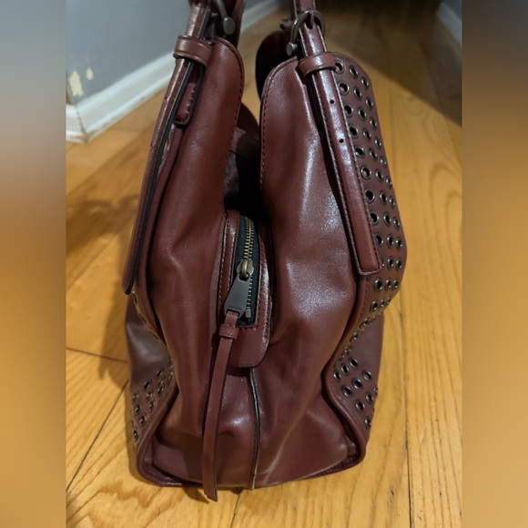 Coach Burgundy Leather Bag - Picture 9 of 9